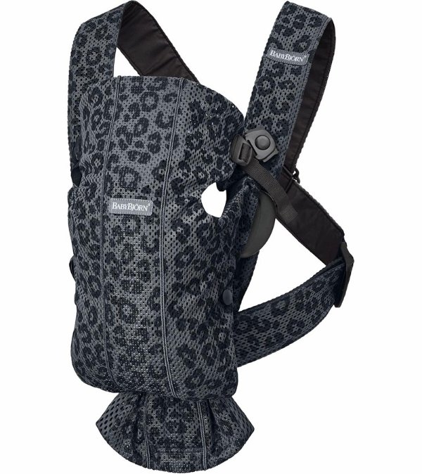 Baby Carrier Mini, 3D Mesh - Anthracite Leopard