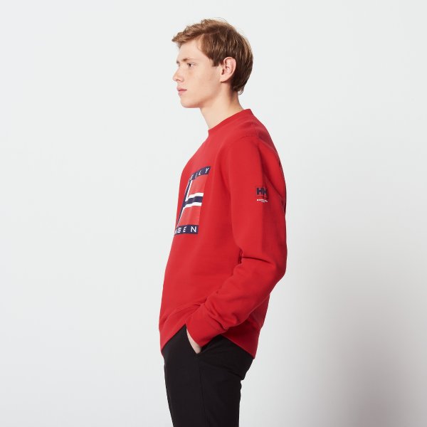 x HELLY HANSEN Sweatshirt with embroidered patch