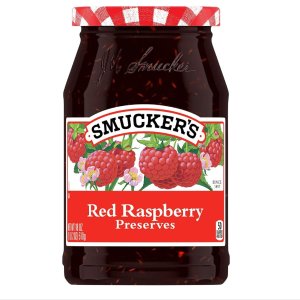 Smucker's Red Raspberry Preserves 18oz Pack Of 4