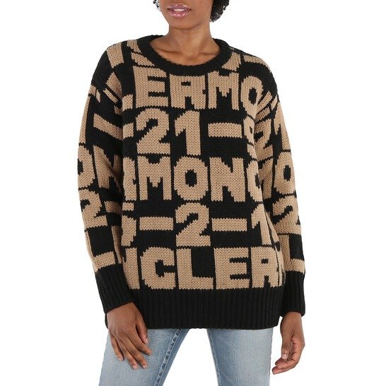 Ladies Embroidered Knit Sweater