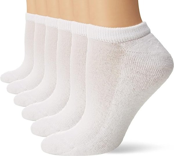 Hanes Ultimate Women's 6-Pack No-Show Socks