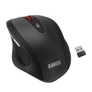 Anker Full-Size Ergonomic Wireless Mouse with 6 Buttons, 3 DPI Adjustment Levels and 2000 DPI