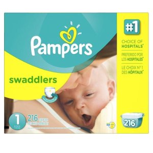 Pampers Swaddlers Diapers Size 1 to 5 Economy Pack + Super Economy Packs