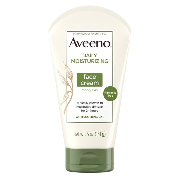 Daily Moisturizing Face Cream For Dry Skin, Non-Gmo Oat