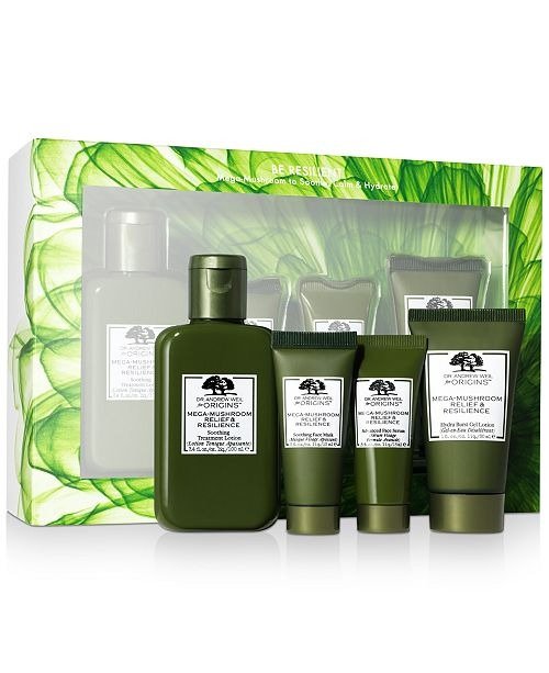 4-Pc. Be Resilient Mega-Mushroom To Soothe, Calm & Hydrate Set