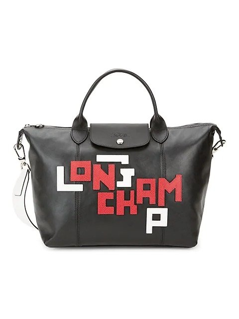 Cuir Logo Leather Tote