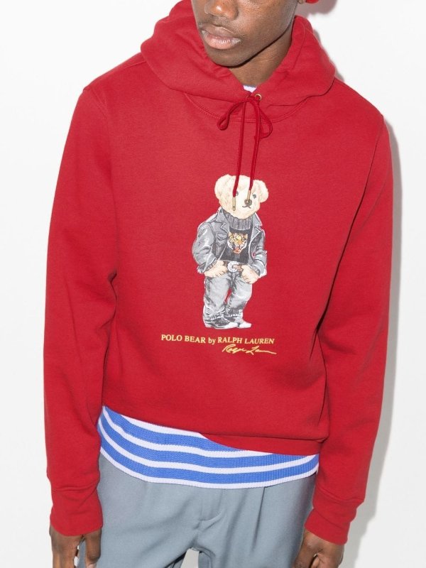 Polo Bear pullover hoodie