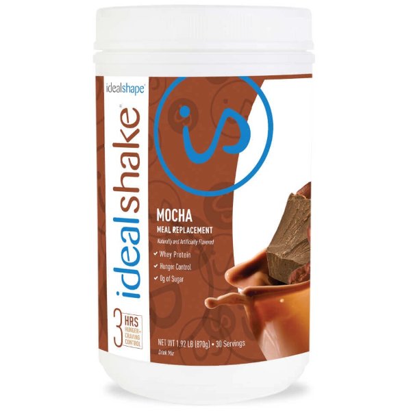 IdealShake Mocha - Meal Replacement Shake - 30 Servings