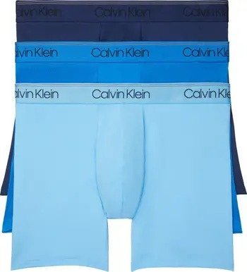 Assorted 3-Pack Microfiber Boxer Briefs