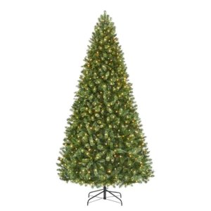 Home Accents 7.5 ft Fenwick Pine LED Pre-Lit Artificial Christmas Tree with 750 Color Changing Micro Dot Lights