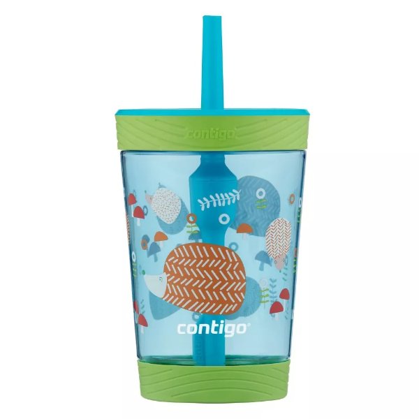 14oz Plastic Spill-Proof Kids' Tumbler with Straw
