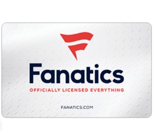 $50 Fanatics  电子礼卡