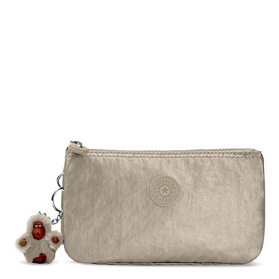 Large Metallic Pouch