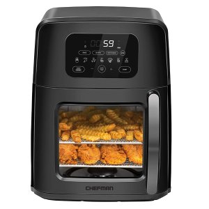 Chefman Auto-Stir Air Fryer Convection Oven +, Moves Food for Even Frying