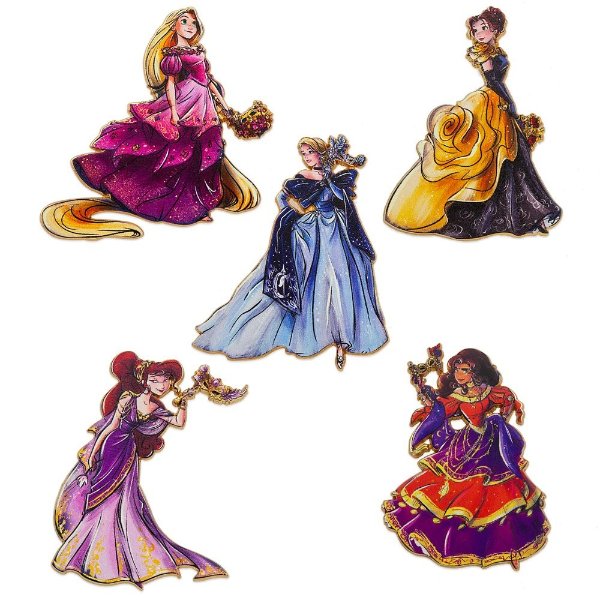 Disney Designer Collection Midnight Masquerade Pin Set 1 – Limited Release | shopDisney