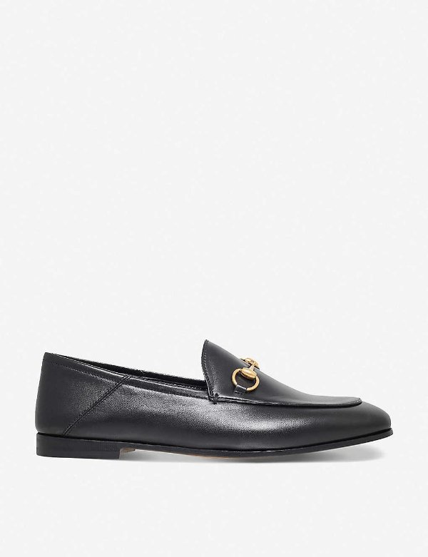 Brixton collapsible leather loafers