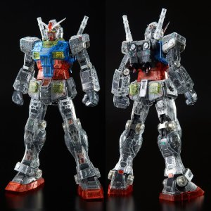 $58.00PG UNLEASHED 1/60 CLEAR COLOR BODY FOR RX-78-2 GUNDAM