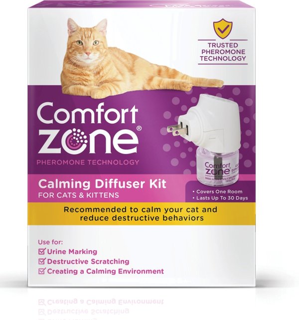2X Pheromone Formula Calming Diffuser Kit for Cat Calming, 1 Diffuser, 1 Refill - Chewy.com