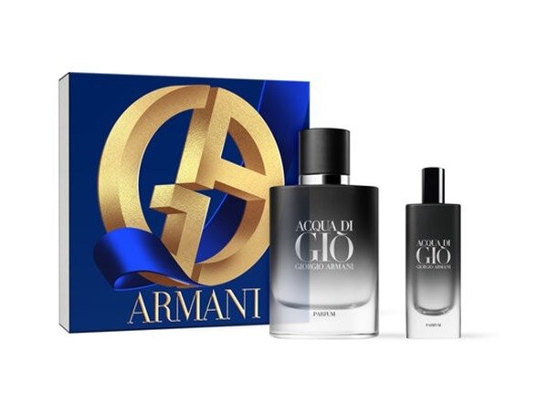 Acqua Di Gio Men Set (M) Parfum Spray 2.5 OZ, Parfum Spray 0.5 OZ with Atomizer