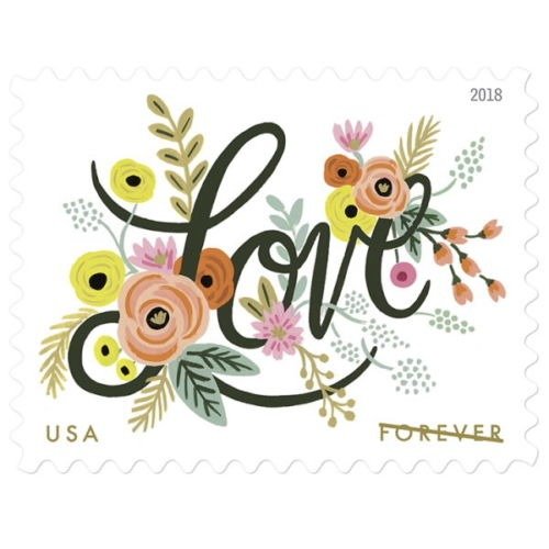 花朵邮票