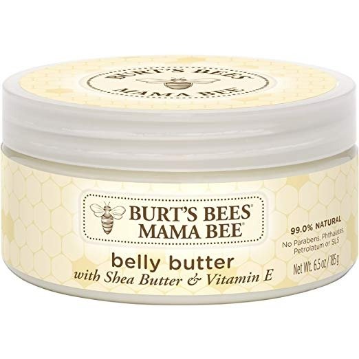 Mama Bee Belly Butter, Fragrance Free Lotio - 6.5 Ounce Tub