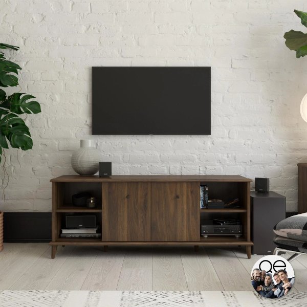 Farnsworth TV Stand for TVs up to 55", Walnut