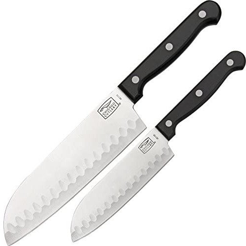 Chicago Cutlery Essentials 2-Piece Partoku Knife/Santoku Knife Set