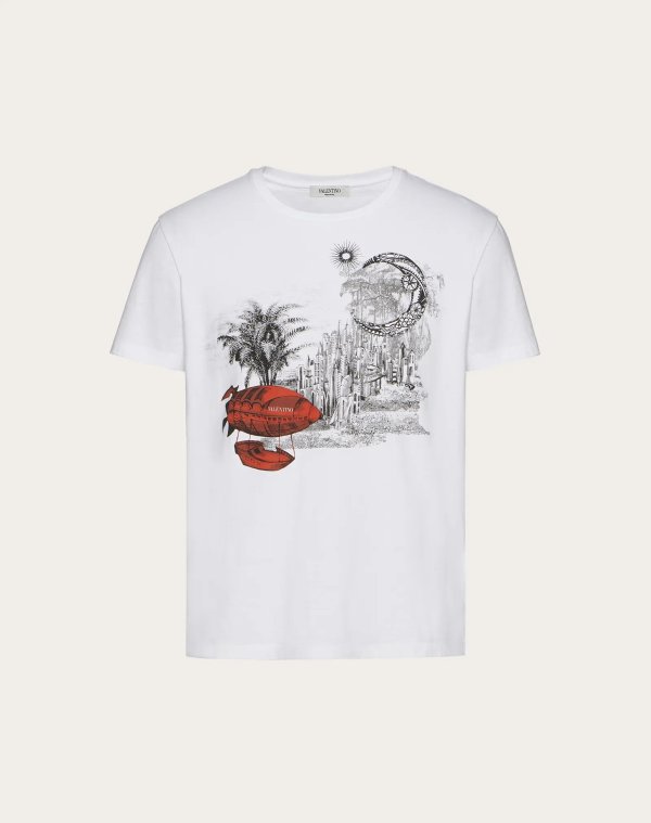DREAMATIC PRINT T-SHIRT for Man | Valentino Online Boutique