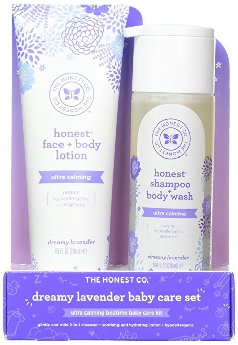 The Honest Company 2 Piece Dreamy Lavender Shampoo with Body Wash & Lotion Bundle, 1.5 Pound