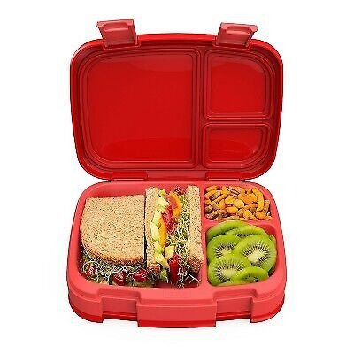 Fresh Leakproof Versatile 4 Compartment Bento-Style Lunch Box with