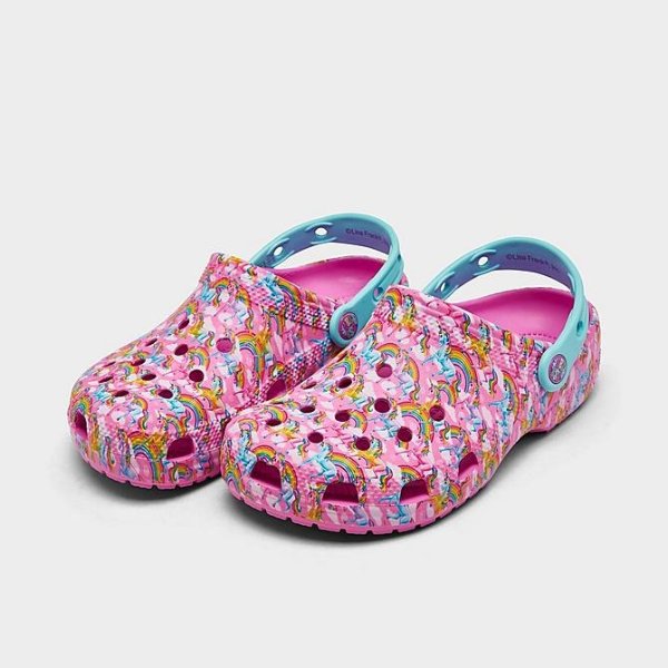 Little Kids' Crocs x Lisa Frank Classic Clog Shoes