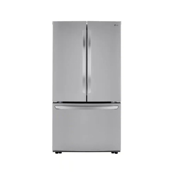 29 cu. ft. 3-Door French Door Refrigerator in Stainless Steel with Door Cooling+ and IcePlus