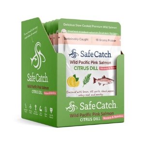 Safe Catch Wild Pink Salmon, Citrus Dill, 12-Pack
