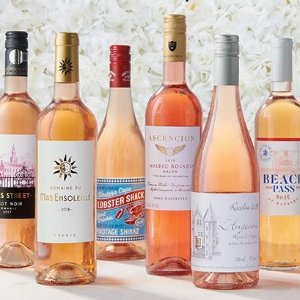 Dealmoon Exclusive: 6 bottles World-Class Rose + 2 bonus provence rose bottles + 2 stemless glasses @ WSJwines