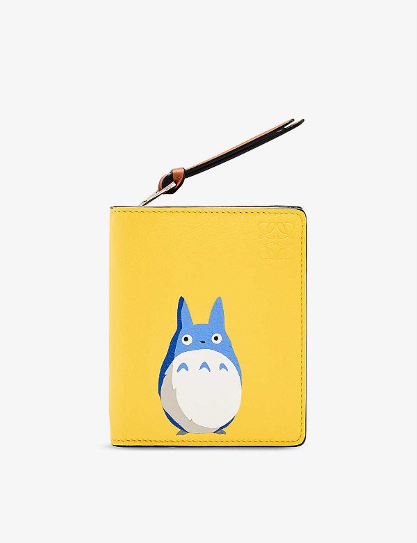x My Neighbour Totoro leather compact wallet