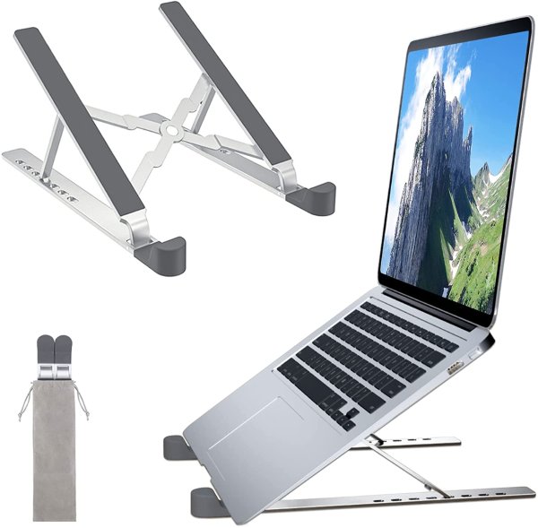 ROTTAY Adjustable Laptop Stand for Desk, Ergonomic MacBook Stand