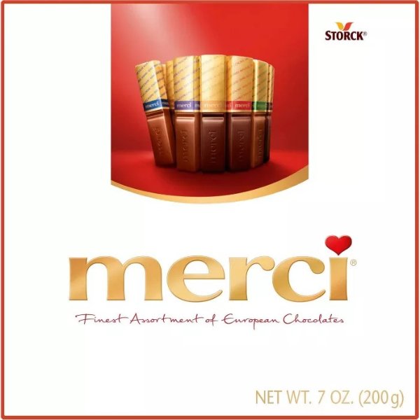 MERCI 德国巧克力8种口味巧克力礼盒 7oz