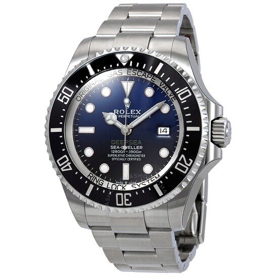 Deepsea D-Blue Dial Automatic Men's Stainless Steel Oyster Watch 126660BLSO