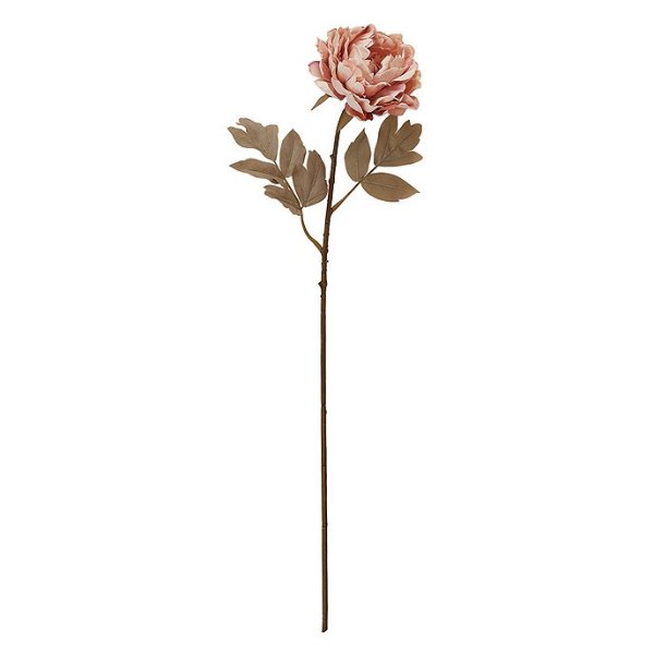 Peony Faux Stems 27 inch Pink