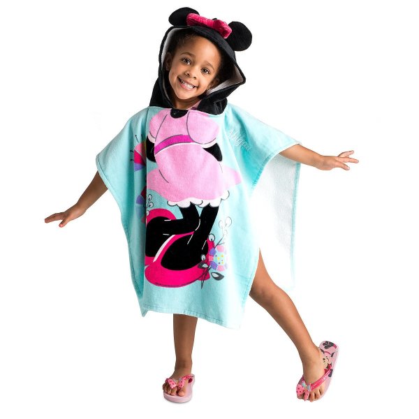 Minnie Mouse Hooded Towel for Kids - Personalizable