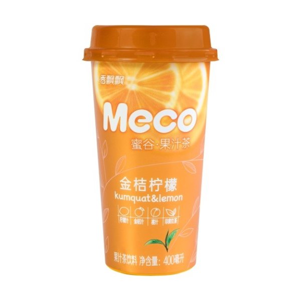 MECO 蜜谷果汁茶 金桔柠檬味 400ml