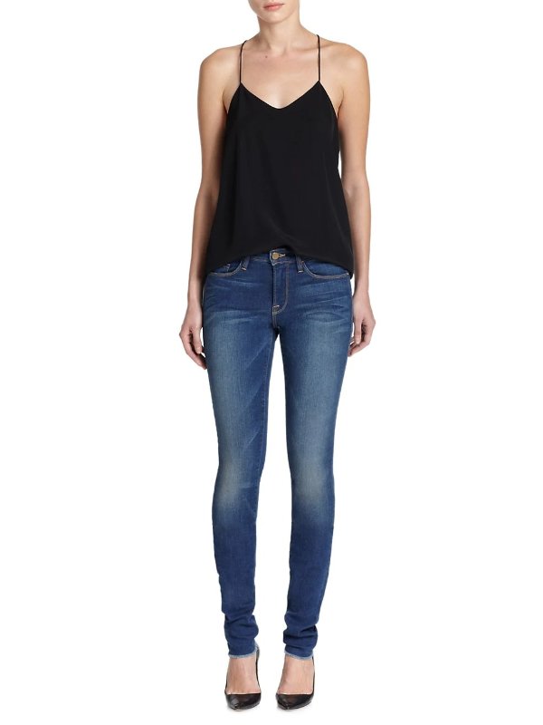 Karlie Mid-Rise Supermodel-Length Skinny Jeans
