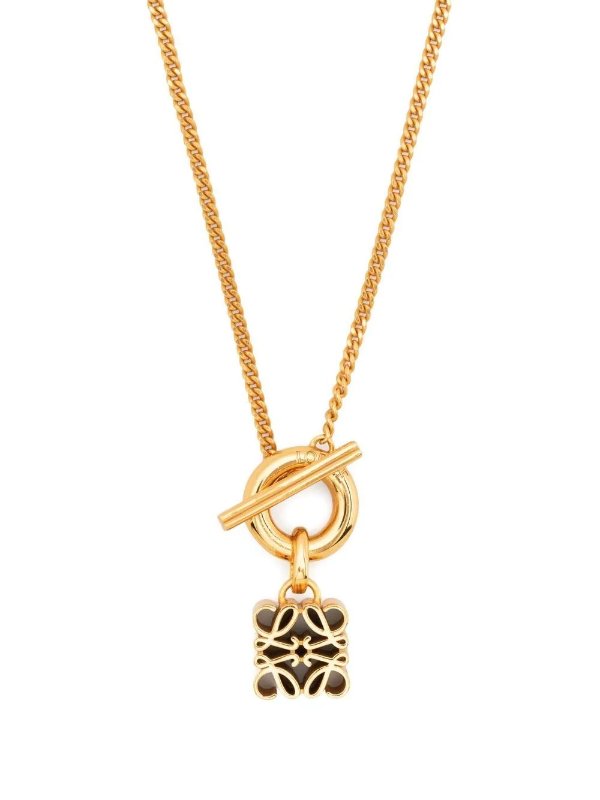 Anagram tassel necklace