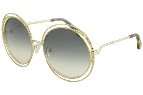 CE114SD Carlina Gold Havana Azure Sunglasses For Women