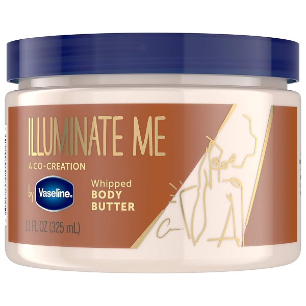 Illuminate Me Body Butter Created for Melanin Rich Skin Whipped Body Butter Provides 24 Hour Moisturization for Dry Skin 11 oz