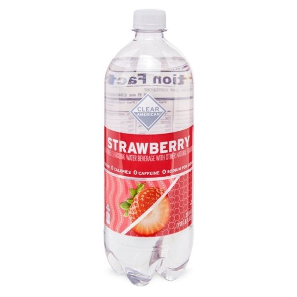 Clear American 草莓口味汽泡水 12 fl oz 12罐