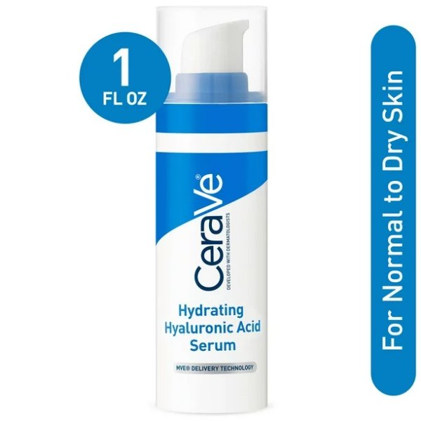 Hydrating Hyaluronic Acid Face Serum, 1 fl oz