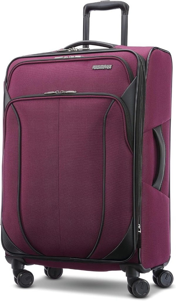 4 KIX 2.0 Softside Expandable Luggage, Purple Orchid, 24 Spinner