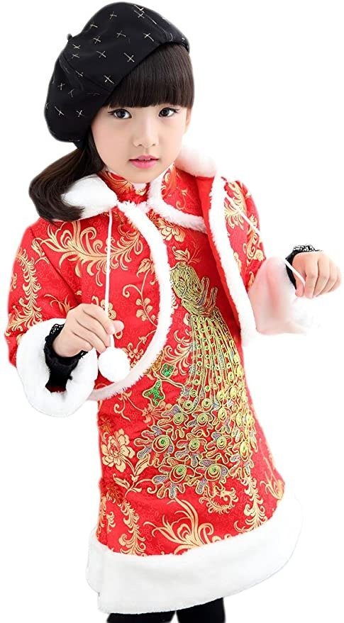 Girl's Cheongsam Chinese Qipao Dress