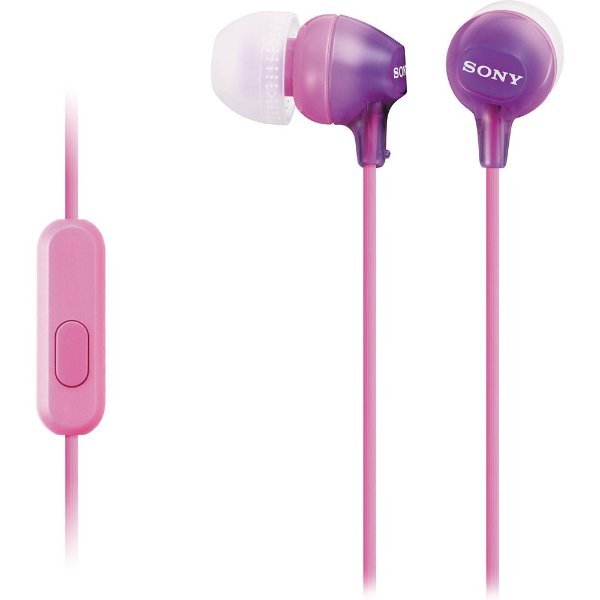 EX Series Earbud Headset for Android in Violet - MDR-EX15AP/V